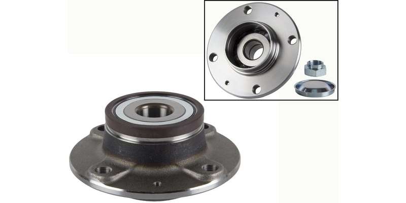 Rear Wheel Bearing Kit ASB Citroen C2 1.4, 1.6I, C3 1.4I, 1.6I, Peugeot 1007 1.6, 206 1.4, 1.6, 2...