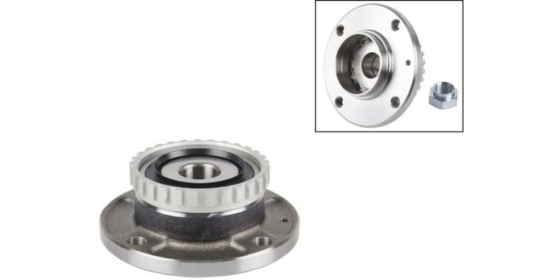 Rear Wheel Bearing Kit Citroen Xsara 1.6 (03-08), Peugeot 306 1.6, 2.0 (95-03) Abs (For 1 Wheel o...