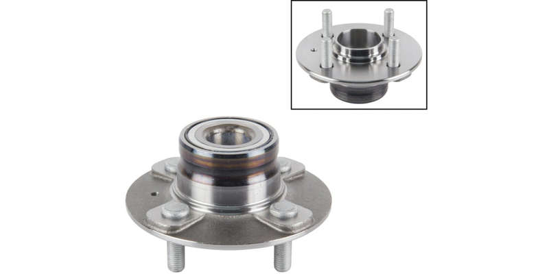 Rear Wheel Bearing Kit Hyundai Accent Lc 1.3, 1.5, 1.6 (00-06), Atos 1.0, 1.1 (00-13) Non Abs (Fo...