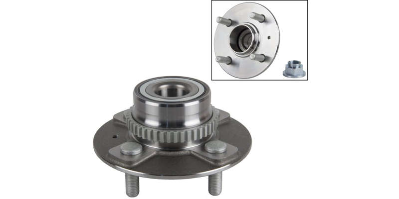Rear Wheel Bearing Kit Hyundai Accent Lc 1.3, 1.5, 1.6 (03-06) (For 1 Wheel only)