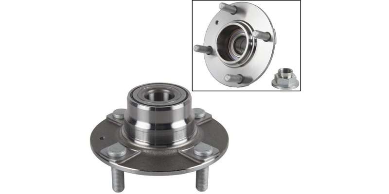 Rear Wheel Bearing Kit Hyundai Accent X3 1.3, 1.5 (94-00), Elantra J2 1.6, 1.8 (95-01), S Coupe 1...