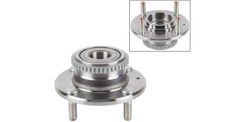 Rear Wheel Bearing Kit Hyundai Elantra 1.6, 2.0 (06-11), Tiburon 2.0 (96-02) Abs, Rr. Discs (For ...