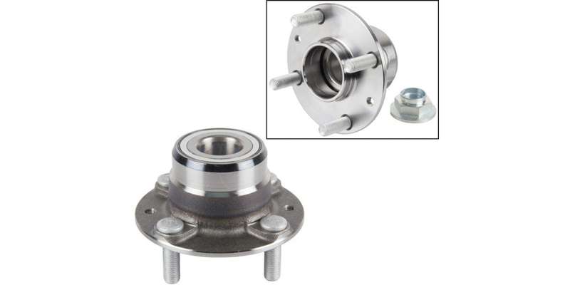 Rear Wheel Bearing Kit Kia Sephia 1.5 (04-05), Shuma 1.5I, 1.8I (98-01), Spectra 1.6 (01-03) (For...