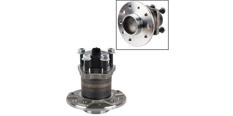 Rear Wheel Bearing Kit Opel Astra 2.0, 2.2I (99-05), Meriva 1.7 Cdti, 1.8 (03-09) Abs (For 1 Whee...