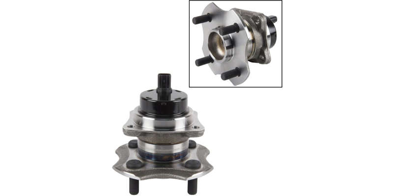 Rear Wheel Bearing Kit Toyota Corolla 1.4I, 1.6I, 1.8I (02-08), Runx 140I, 160I, 180I (03-08) Abs...