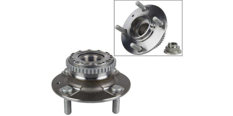 Rear Wheel Hub Bearing Kit Hyundai Elantra Xd 1.6, 2.0, I10 Pa 1.1, 1.2, Matrix 1.6, 1.8, Kia Cer...