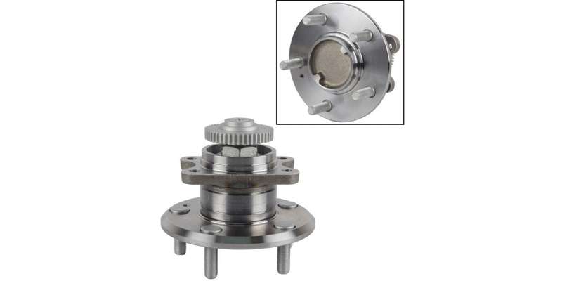 Rear Wheel Hub Bearing Kit Hyundai Sonata 2.0, 2.7 V6, 2.4 Nf, 2.4 Yf (2003-) Abs
