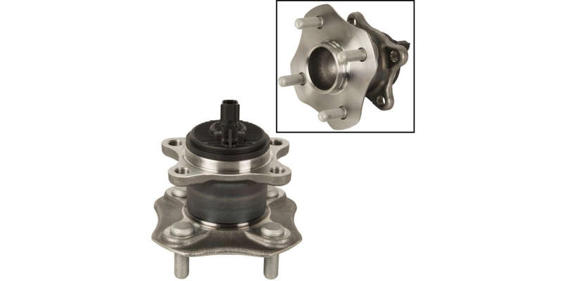 Rear Wheel Hub Bearing Kit Toyota Etios 1.5 Xi, Xs 5-Door (2012-) Abs