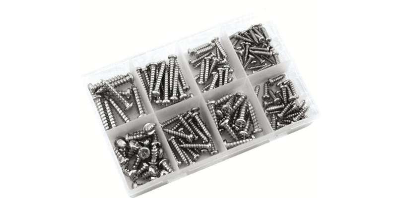Self Tapping Screws Assorted 150Pc