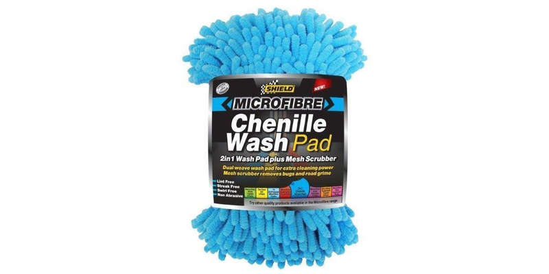 Shield Microfibre Washing Scrubber Chenille