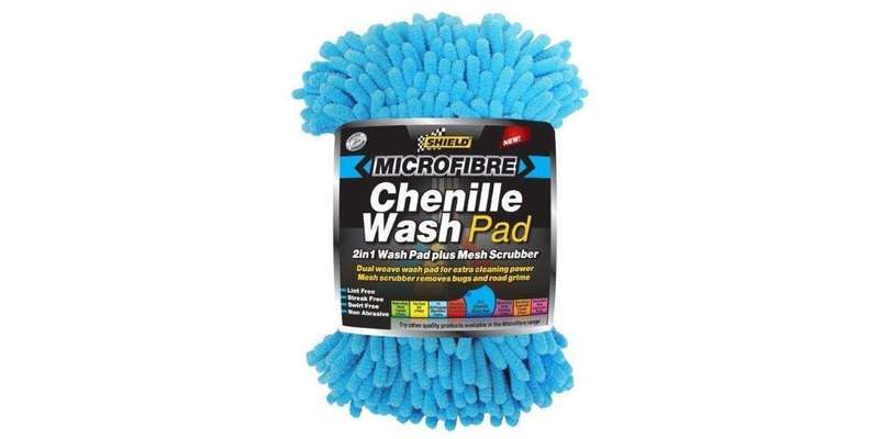 Shield Microfibre Washing Scrubber Chenille