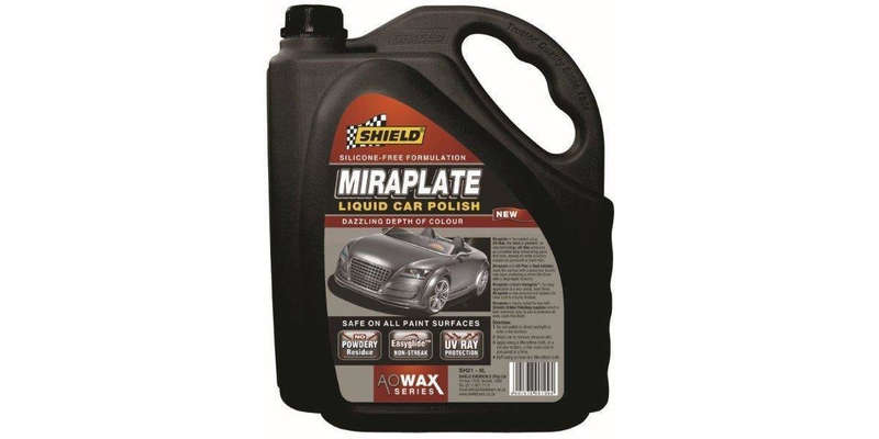 Shield Miraplate Liquid Car Polish- 500Ml / 5L