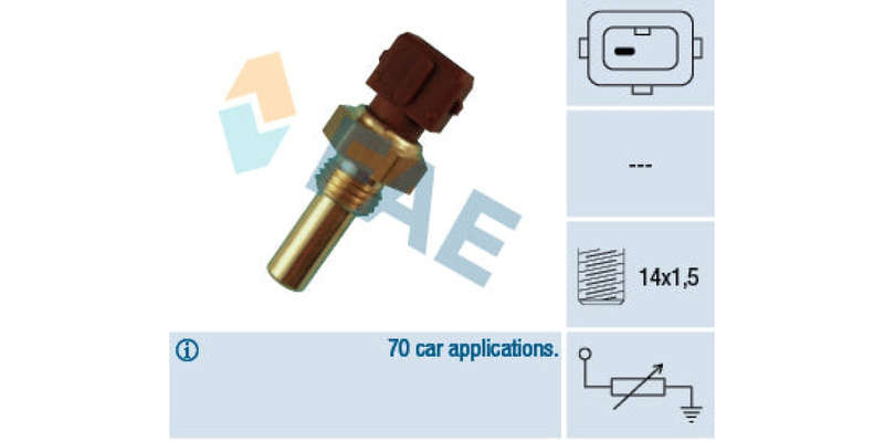Temperature Switch 1Pin M14X1.5 Bmw E30/E34 M40,M20,M50 (FAE) (32270)