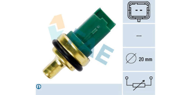 Temperature Switch 2Pin 20Mm D Citroen C2,C3,C4 (Dv4Td,Tu5Jp4,Dv6Ted4,Dw10Ated) Ford Duratorq (FA...