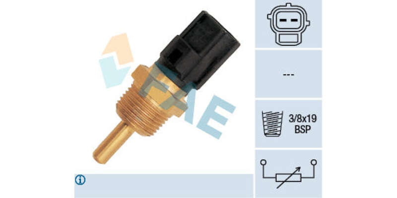 Temperature Switch 2Pin 3/8X19Bsp Daihatsu,Mitsubishi (K3-Ve,4G69,6G74,6G72) (FAE) (33310)