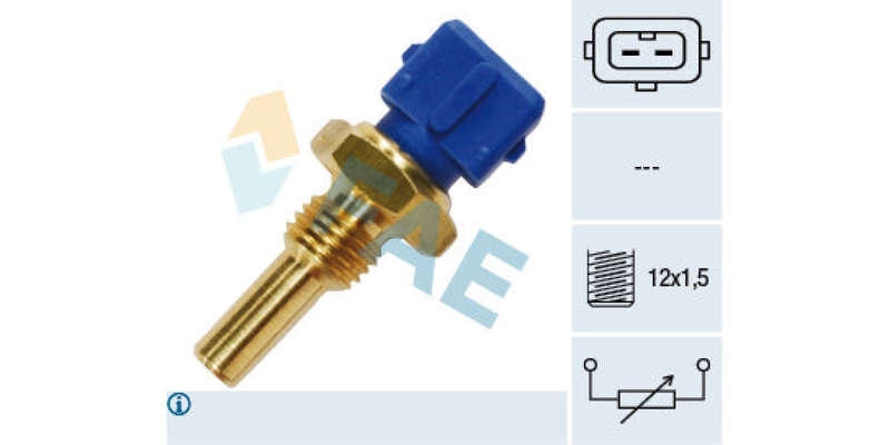 Temperature Switch 2Pin M12X1.5 Bmw M40,M42,M43,M50,Hyundai G4Eh,G4Ek,G4Cr,G4Gr,G6Ba,Opel) (FAE) ...