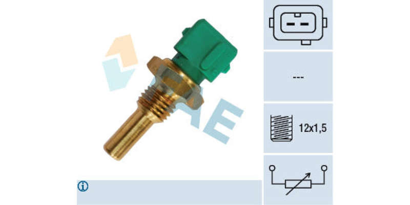 Temperature Switch 2Pin M12X1.5 Ford,Mazda B3,Zm (FAE) (33360)