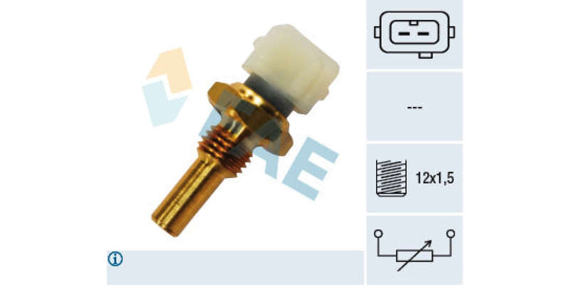 Temperature Switch 2Pin M12X1.5 Kia (Tbd,K5,J3,K5,Bfd,B5,T8,T8D,Fe,Hw,G4Gc)Nissan (Sr20Det,Vg30/D...