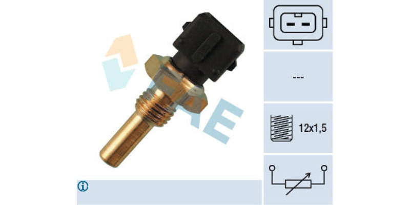 Temperature Switch 2Pin M12X1.5 Landrover (20G/24G V8,60D) (FAE) (33370)
