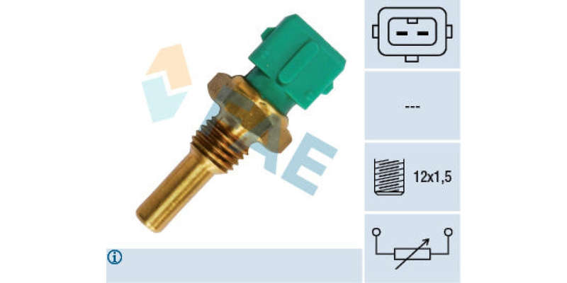 Temperature Switch 2Pin M12X1.5 Peugeot 306 Xr 1.6 Tu5Jp (FAE) (33600)