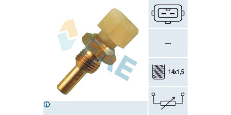 Temperature Switch 2Pin M14X1.5 Bmw E34 M60,Cahna Star Jl465/474 (FAE) (33030)