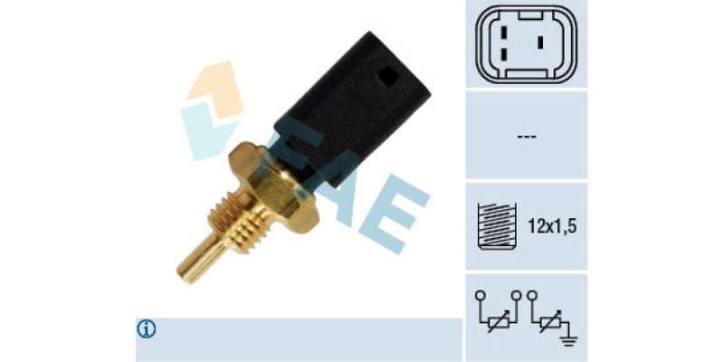 Temperature Switch 3Pin M12X1.5 Bmw 320I E90,Fiat Palio (N46B20,188A5.000) (FAE) (33721)