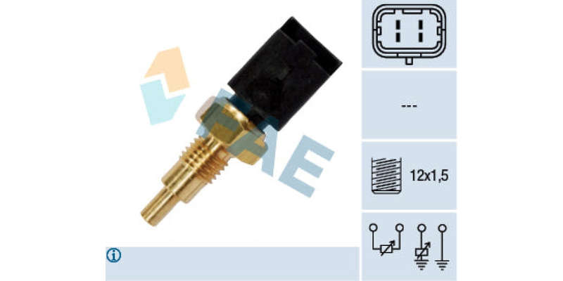 Temperature Switch 4Pin M12X1.5 Alfa 147,156,166,Fiat Multipla,Punto (FAE) (33723)