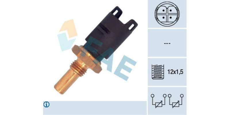 Temperature Switch 4Pin M12X1.5 Bmw M44,M52,M54,M57,M62 (FAE) (33295)