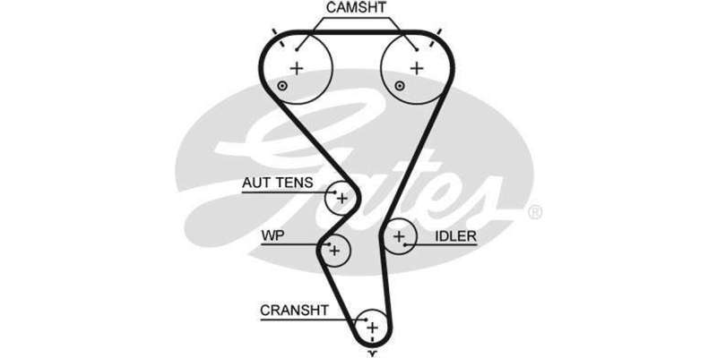 Timing Belt Peugeot 206 1.4 X-Line  Et3J4, 207