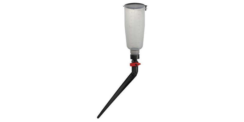 Visible Angle Funnel With Valve