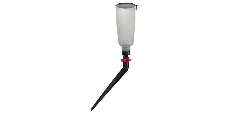 Visible Angle Funnel With Valve