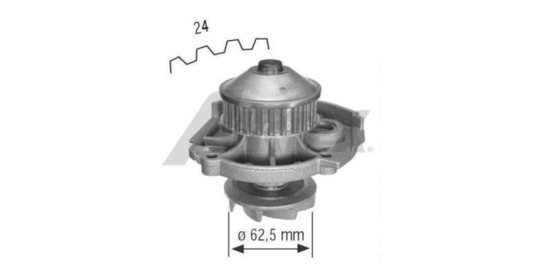 Water Pump Fiat Uno 160A3 (1616)