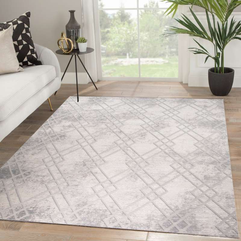 Rainbow Loun Grey Rug