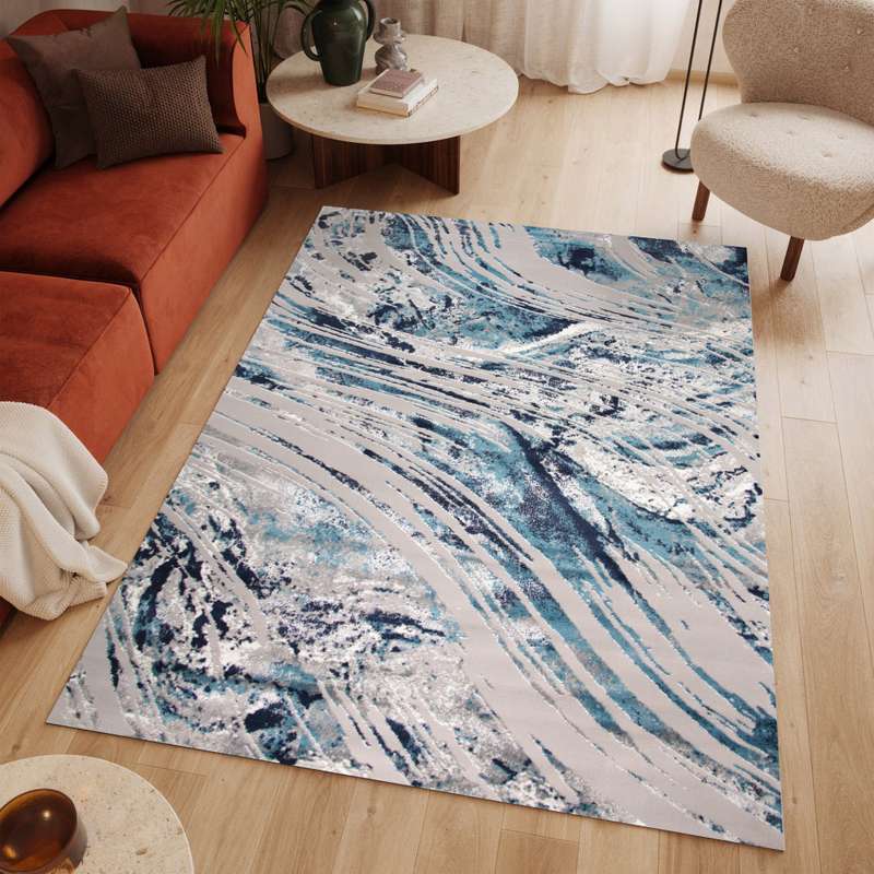 Alin Cafi Blue Rug