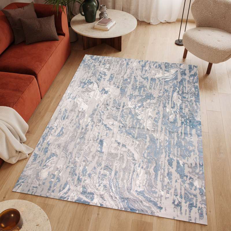 Rainbow Xenol Light Grey Rug