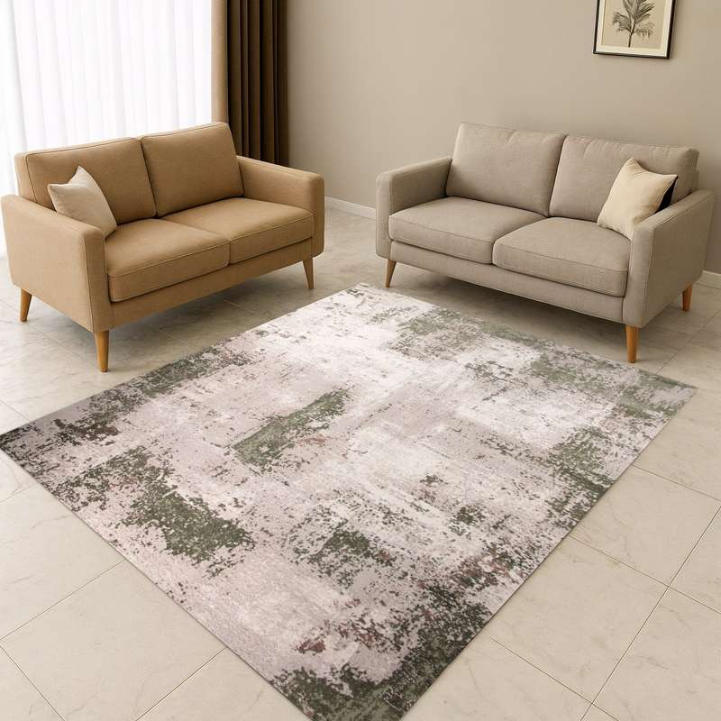 Merry Lunja Cream Green Rug