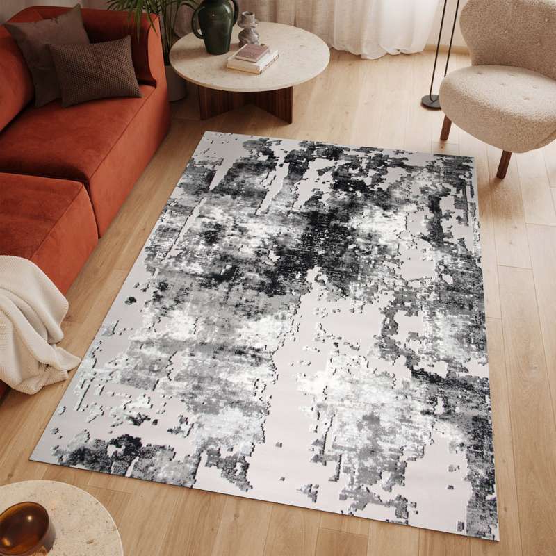 Alin Raviq Grey Rug