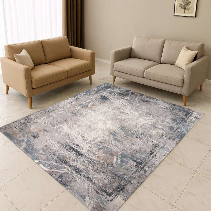 Merry Quero Grey Blue Rug