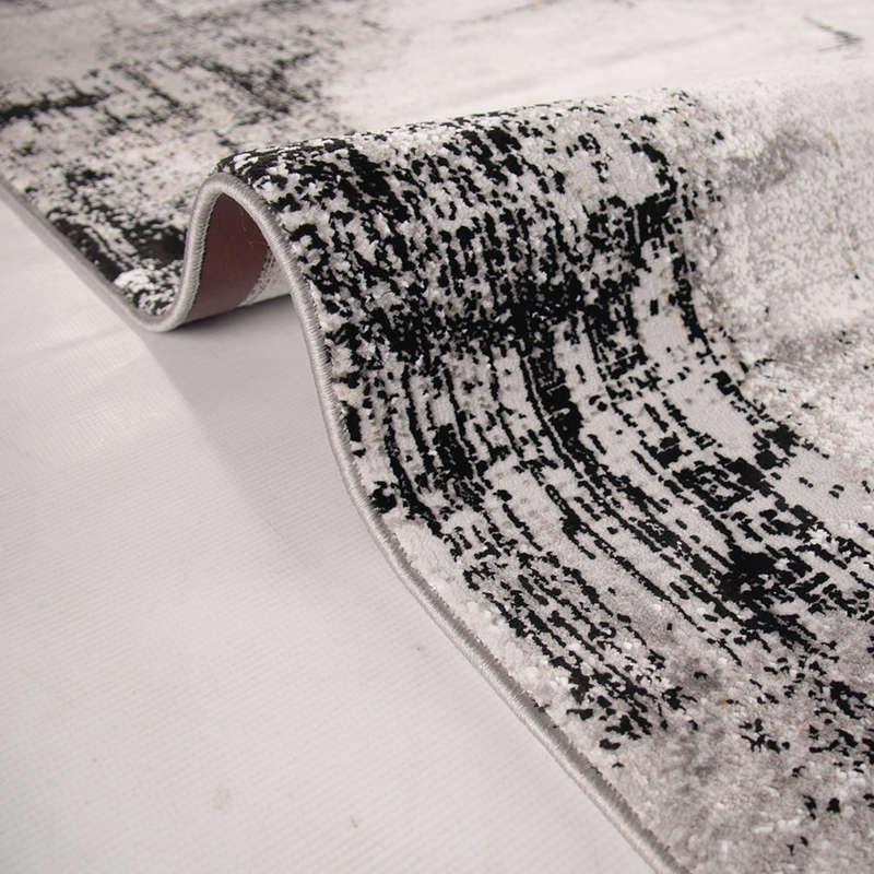 Merry Jemlo Grey Black Rug