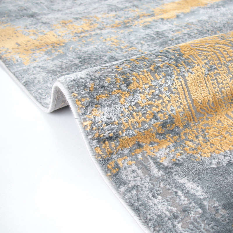 Joburg Nayru Grey Yellow Rug