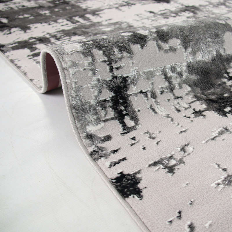 Alin Veraq Black Grey Rug