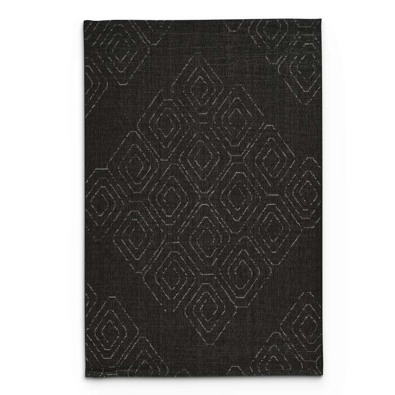 Natura Jute Mylae Black Rug