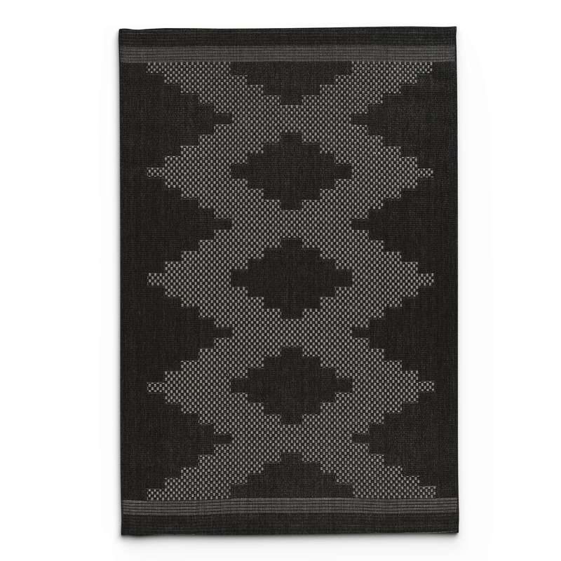 Natura Jute Zayla Black Rug