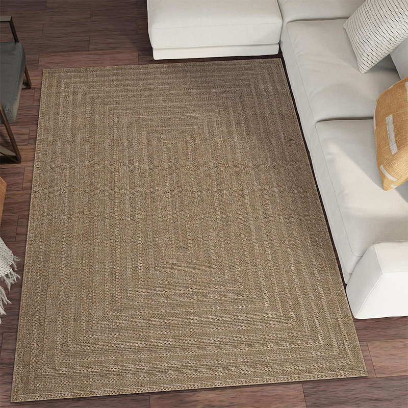 Natura Jute Delyn Brown Rug