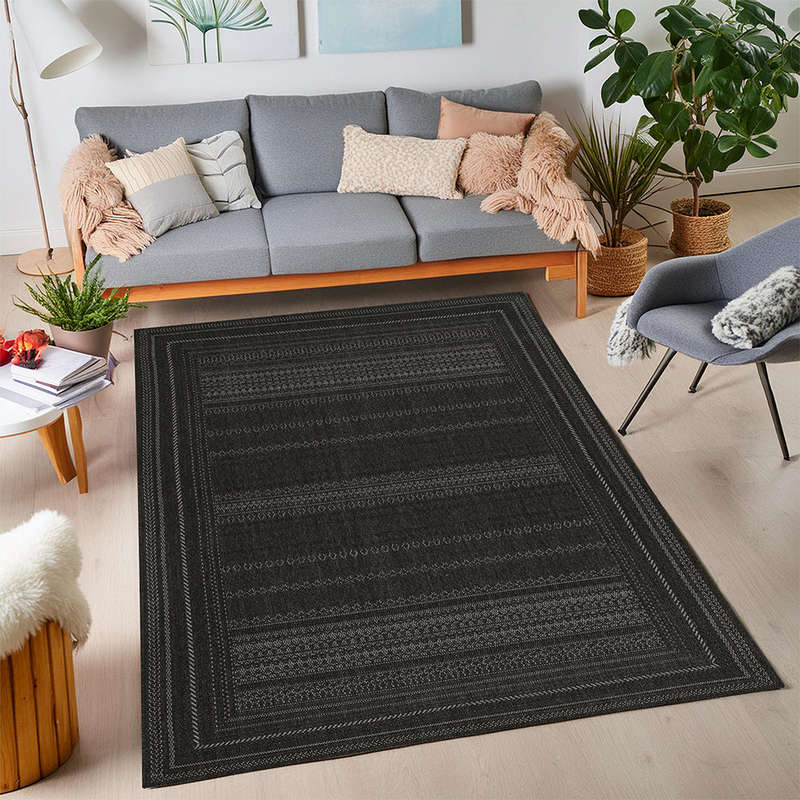 Natura Jute Lumir Black Rug