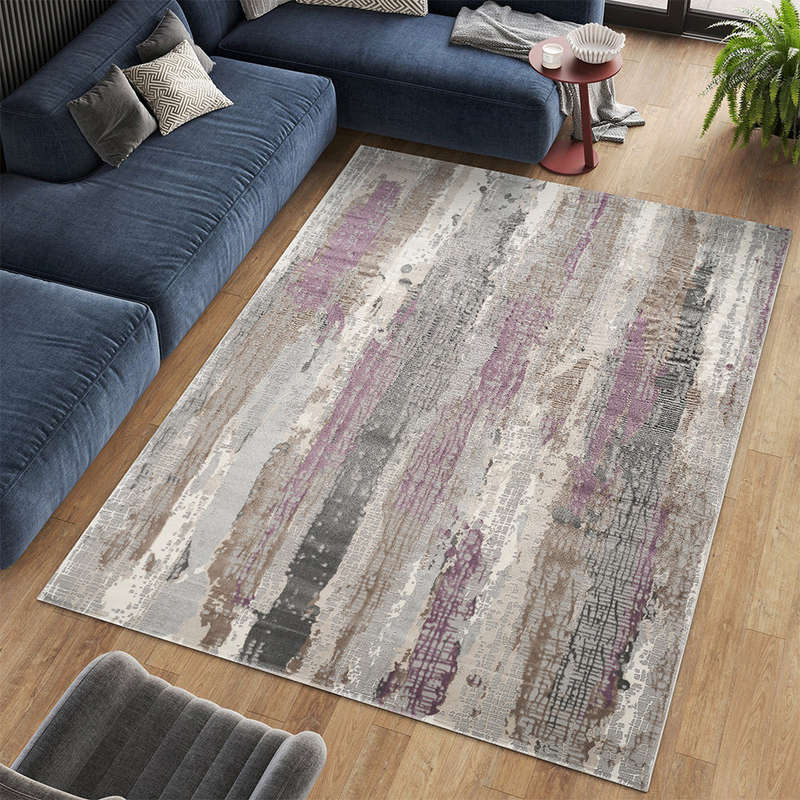 Lilla Tavie Light Grey Rug