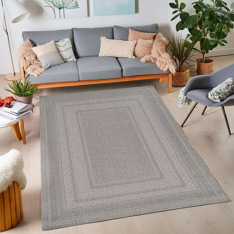 Natura Jute Emsal Light Grey Rug