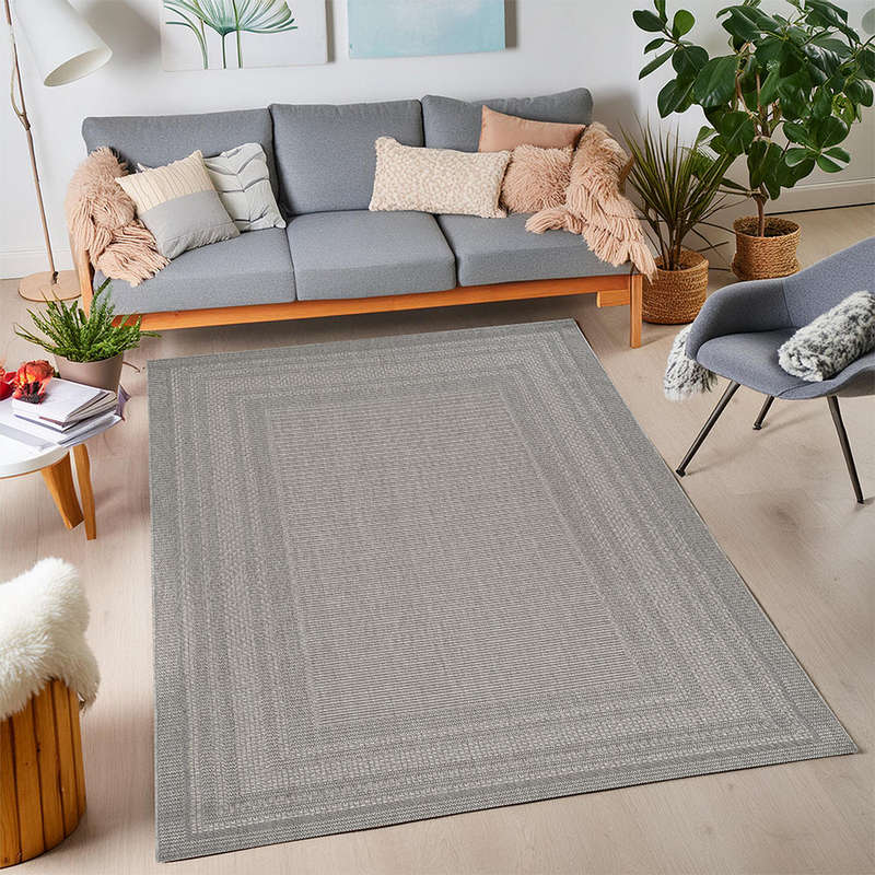 Natura Jute Havon Light Grey Rug