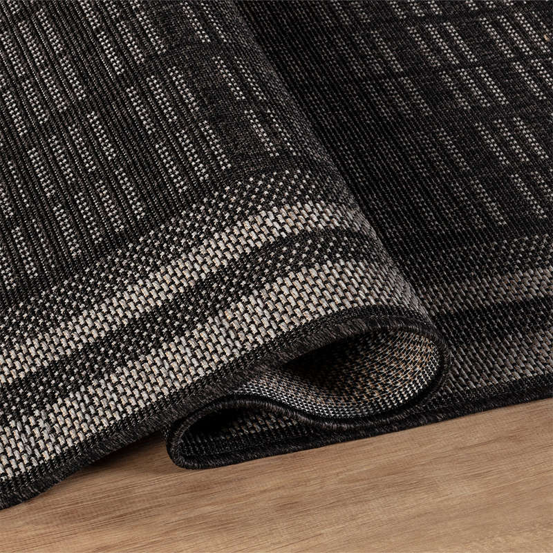 Natura Jute Wiora Black Rug