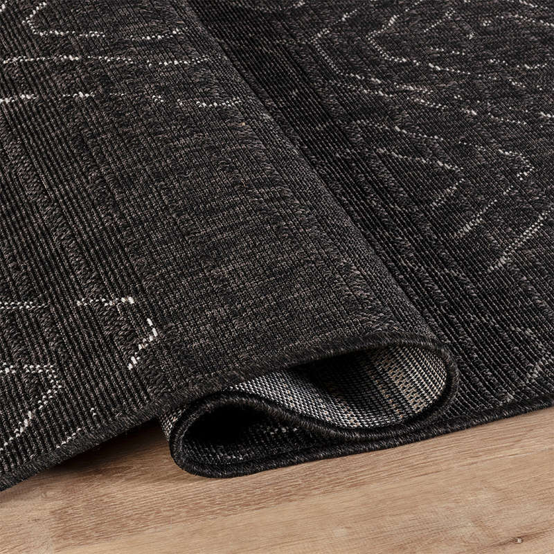 Natura Jute Mylae Black Rug